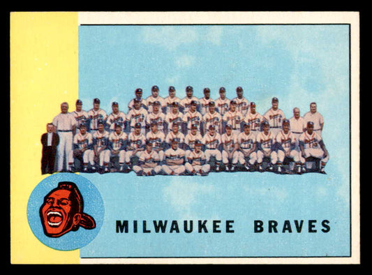 1963 Topps Baseball #503 Milwaukee Braves Team NR-MT 550338