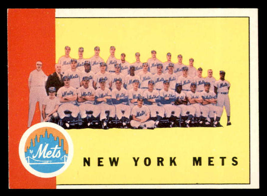 1963 Topps Baseball #473 New York Mets Team NR-MT 550339