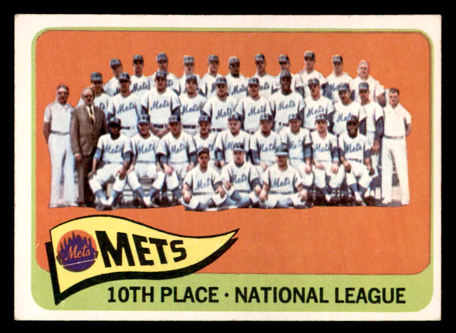 1965 Topps Baseball #551 New York Mets Team EX-MT 550341