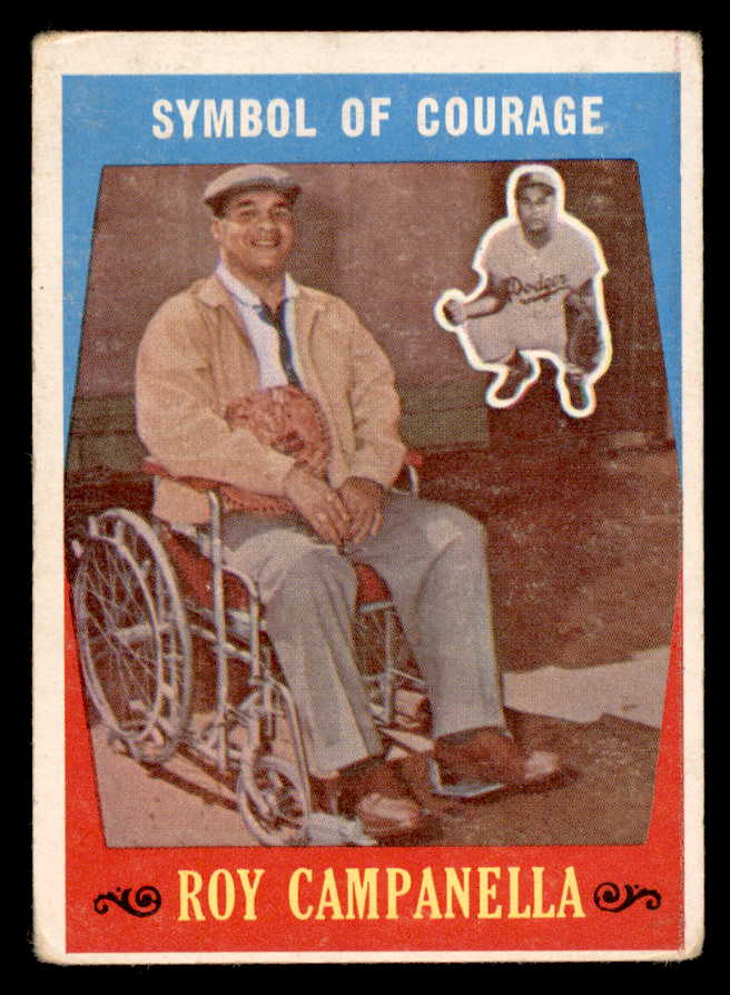 1959 Topps Baseball #550 Roy Campanella Dodgers VG 550369