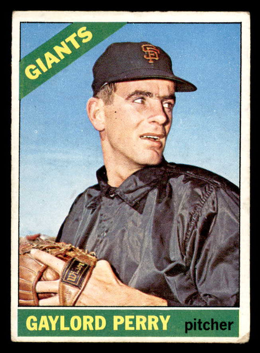 1966 Topps Baseball #598 Gaylord Perry Giants VG 550370