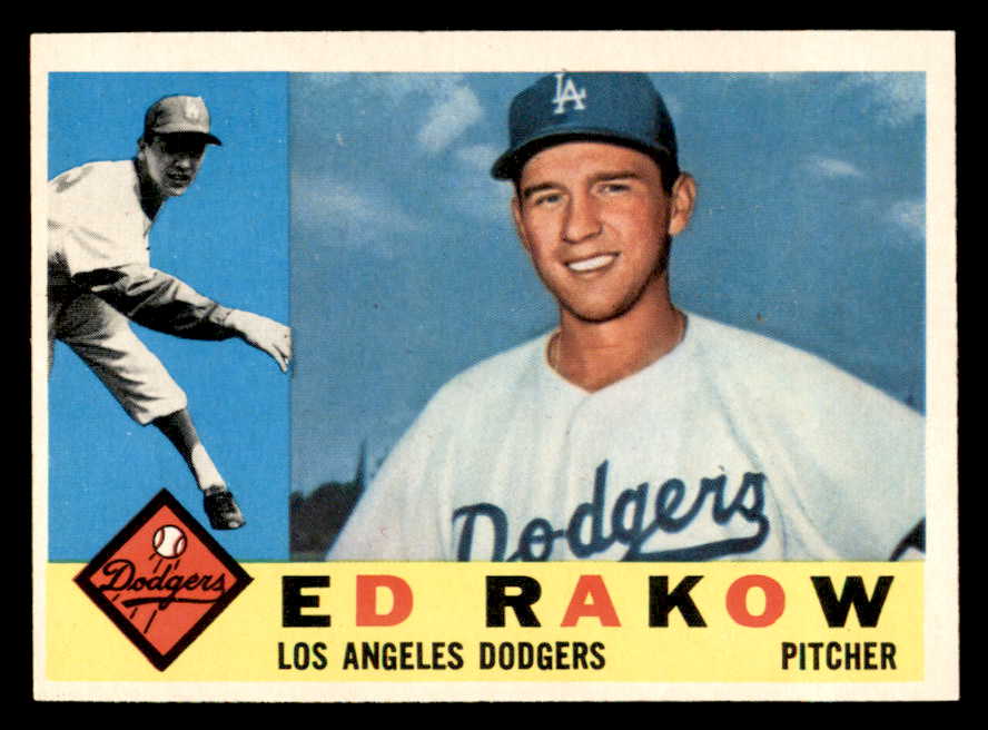 1960 Topps Baseball #551 Ed Rakow Dodgers NR-MT 550377
