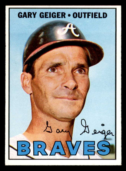 1967 Topps Baseball #566 Gary Geiger Braves NR-MT 550388