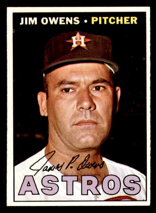 1967 Topps Baseball #582 Jim Owens Astros NR-MT 550411