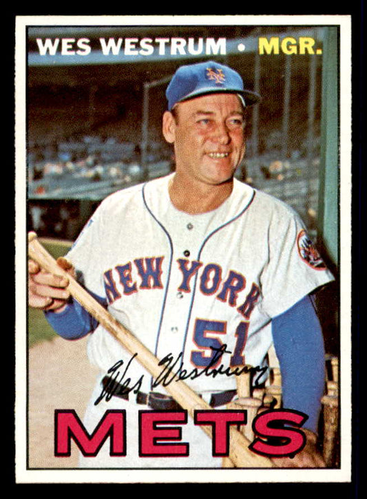 1967 Topps Baseball #593 Wes Westrum Mets NR-MT 550419