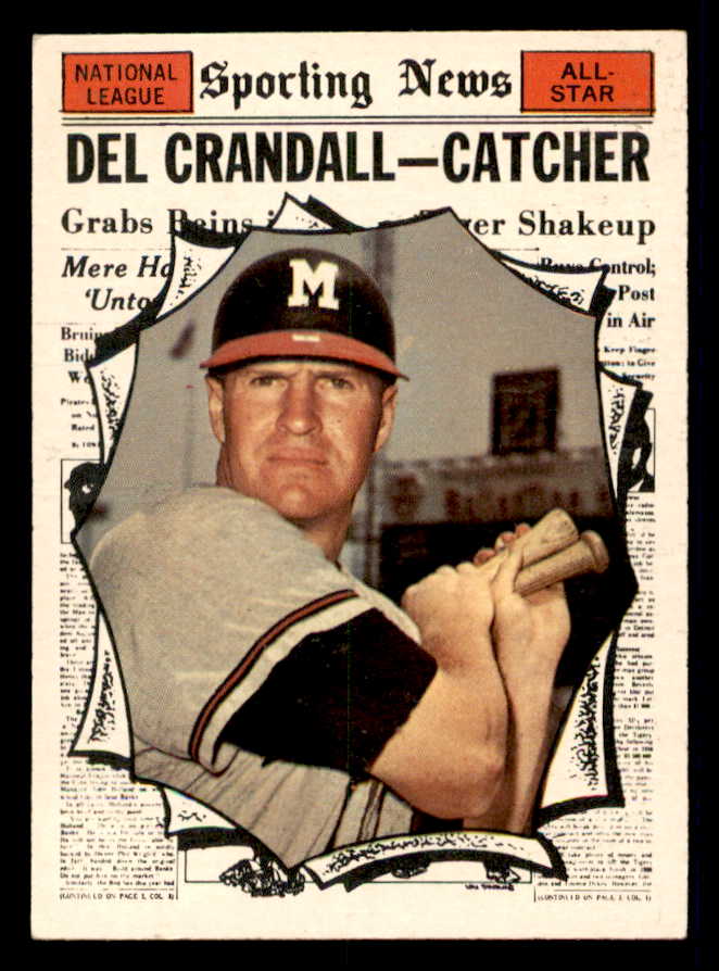 1961 Topps Baseball #583 Del Crandall A.S. Braves NR-MT 550427