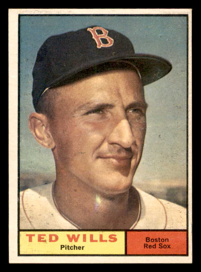 1961 Topps Baseball #548 Ted Wills Red Sox NR-MT 550435