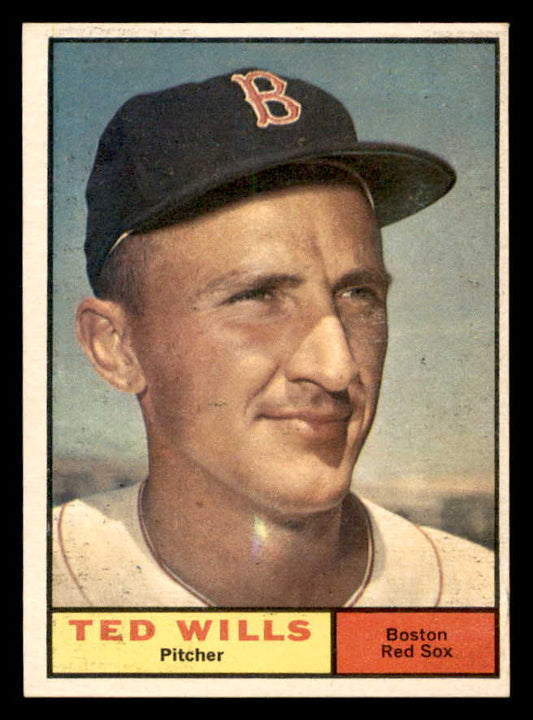 1961 Topps Baseball #548 Ted Wills Red Sox NR-MT 550435