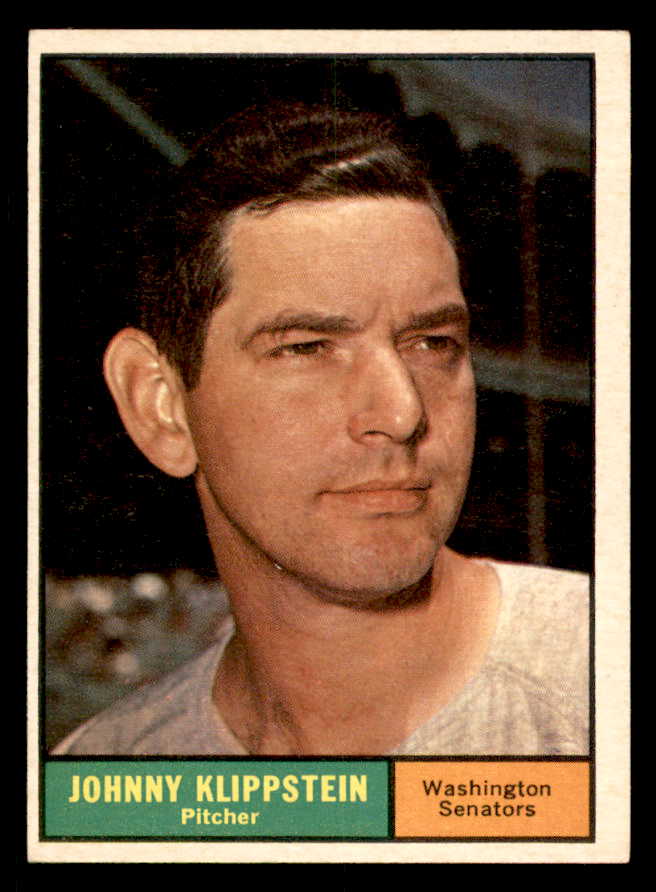 1961 Topps Baseball #539 Johnny Klippstein Senators EX-MT 550457