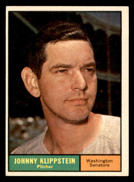 1961 Topps Baseball #539 Johnny Klippstein Senators EX-MT 550457