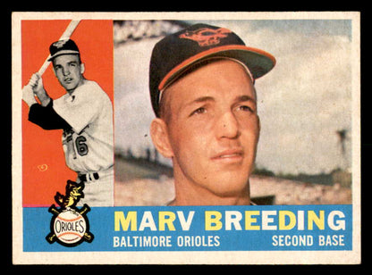 1960 Topps Baseball #525 Marv Breeding Orioles EX-MT 550483