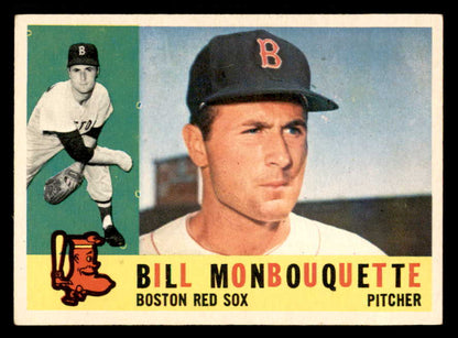 1960 Topps Baseball #544 Bill Monbouquette Red Sox EX+/EX-MT 550498