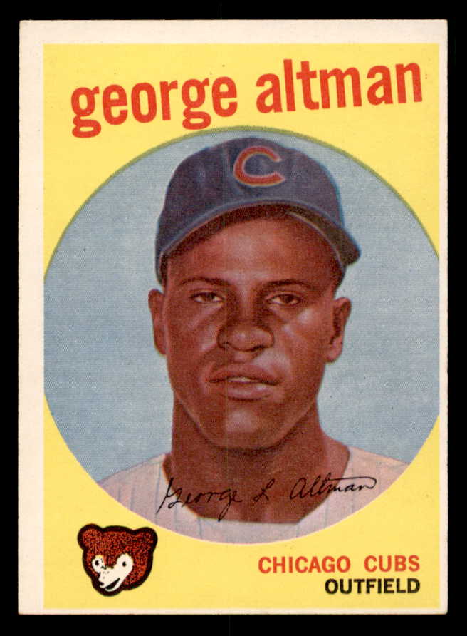 1959 Topps Baseball #512 George Altman Cubs EX-MT 550573