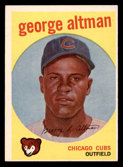 1959 Topps Baseball #512 George Altman Cubs EX-MT 550573