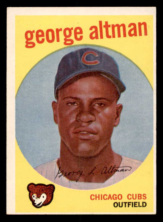 1959 Topps Baseball #512 George Altman Cubs EX-MT 550573