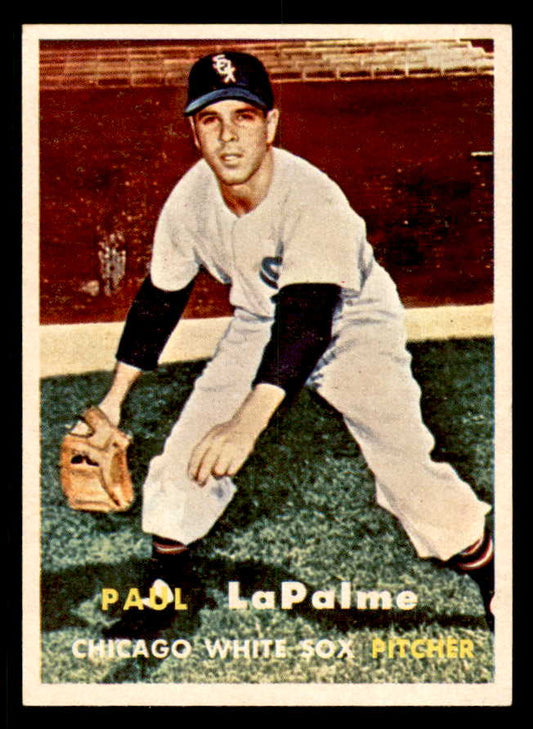 1957 Topps Baseball #344 Paul Lapalme White Sox EX-MT 550579