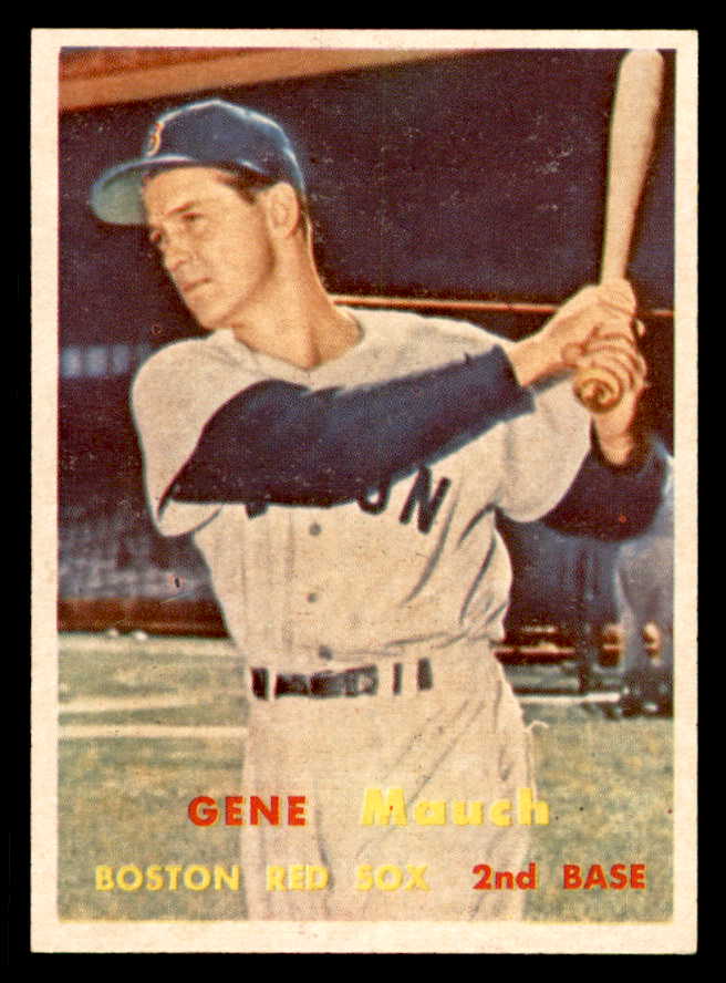 1957 Topps Baseball #342 Gene Mauch Red Sox EX-MT 550580
