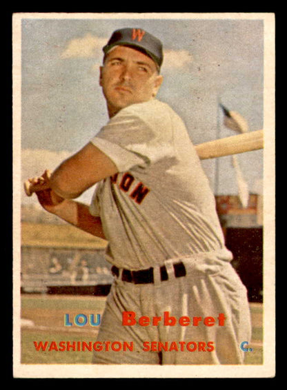 1957 Topps Baseball #315 Lou Berberet Senators EX-MT 550594