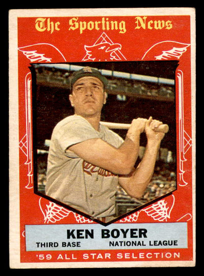 1959 Topps Baseball #557 Ken Boyer A.S. Cardinals VG-EX 550634