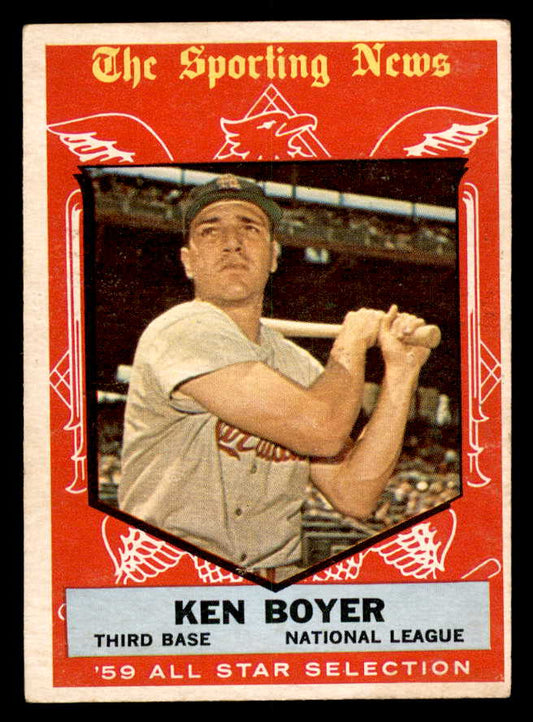 1959 Topps Baseball #557 Ken Boyer A.S. Cardinals VG-EX 550634