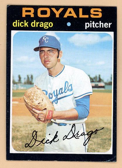 1971 Topps Baseball #752 Dick Drago Royals VG-EX 550639
