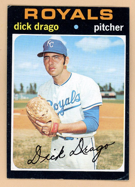 1971 Topps Baseball #752 Dick Drago Royals VG-EX 550639