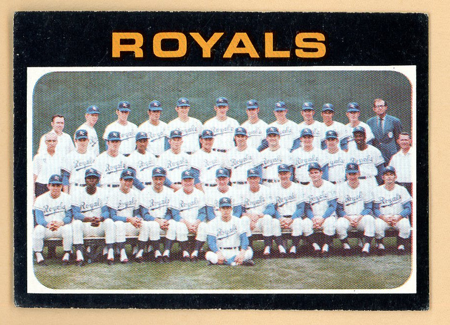 1971 Topps Baseball #742 Kansas City Royals Team EX-MT 550642