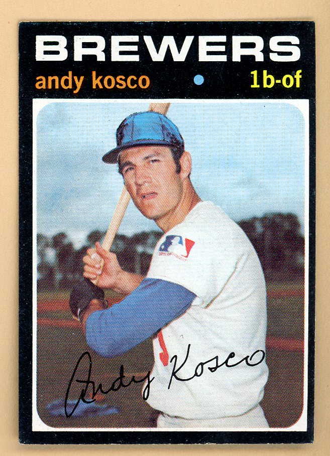 1971 Topps Baseball #746 Andy Kosco Brewers EX-MT 550643