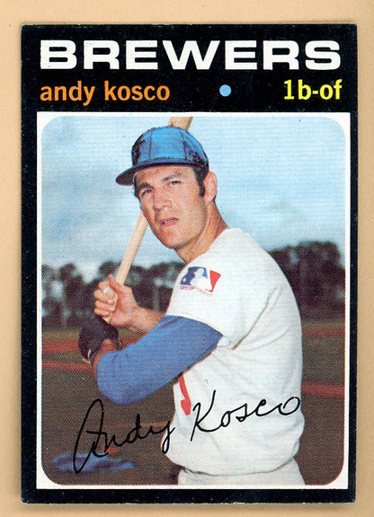 1971 Topps Baseball #746 Andy Kosco Brewers EX-MT 550643