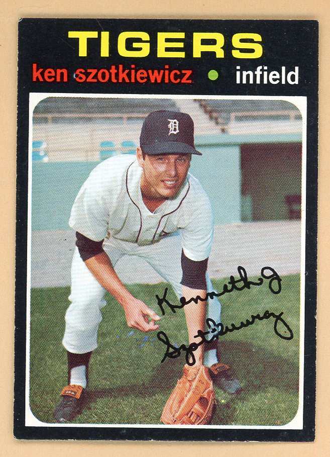 1971 Topps Baseball #749 Ken Szotkiewicz Tigers EX-MT 550645