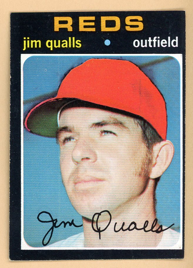 1971 Topps Baseball #731 Jim Qualls Reds EX-MT 550649