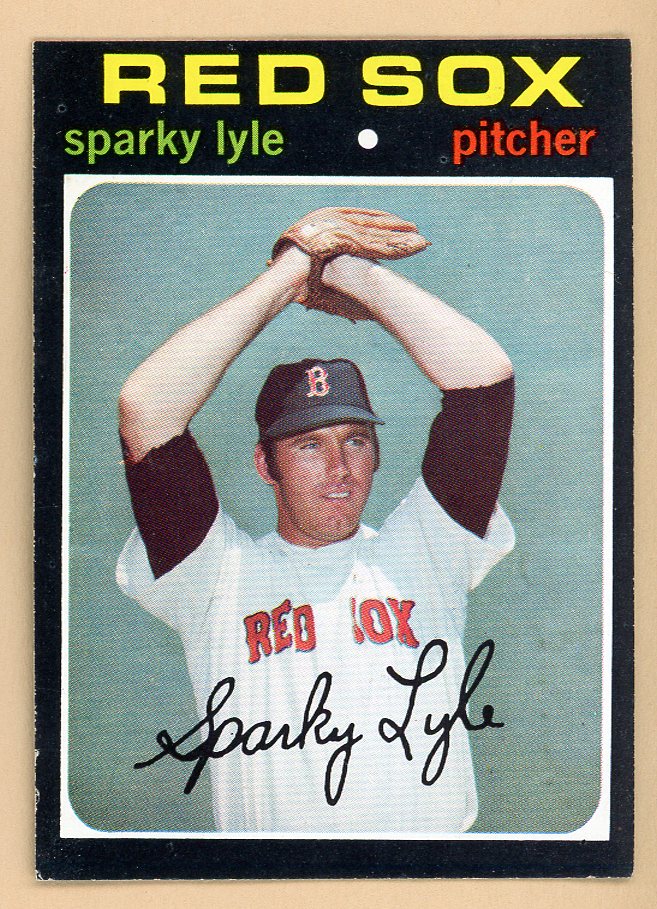 1971 Topps Baseball #649 Sparky Lyle Red Sox EX-MT 550658