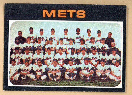 1971 Topps Baseball #641 New York Mets Team EX-MT 550662