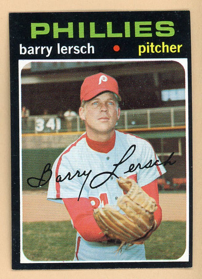 1971 Topps Baseball #739 Barry Lersch Phillies EX-MT 550667