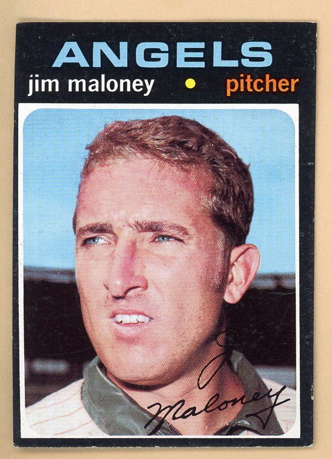 1971 Topps Baseball #645 Jim Maloney Angels EX-MT 550668