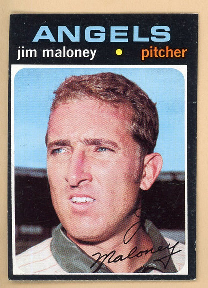1971 Topps Baseball #645 Jim Maloney Angels EX-MT 550668