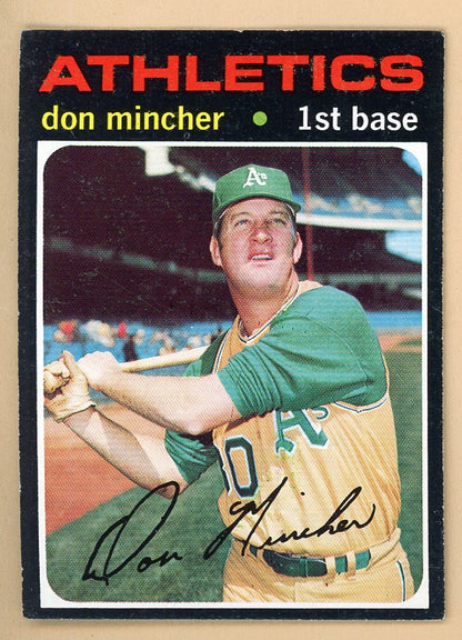 1971 Topps Baseball #680 Don Mincher A's EX-MT 550677