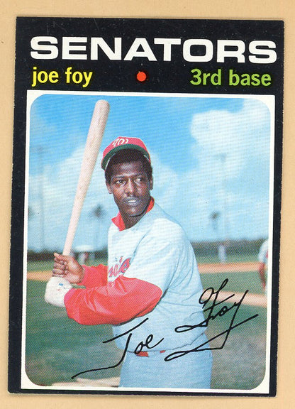 1971 Topps Baseball #706 Joe Foy Senators EX-MT 550681