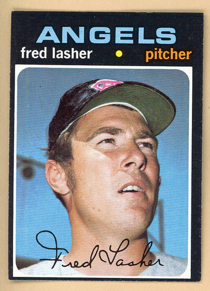 1971 Topps Baseball #707 Fred Lasher Angels EX-MT 550683
