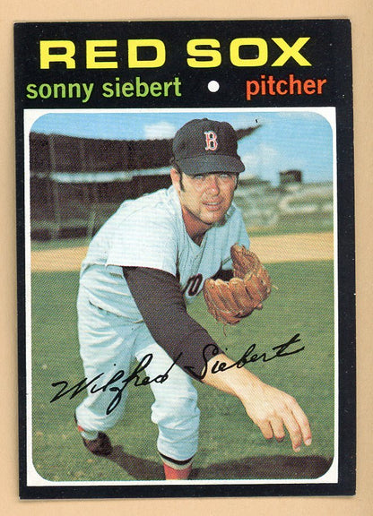 1971 Topps Baseball #710 Sonny Siebert Red Sox EX-MT 550685