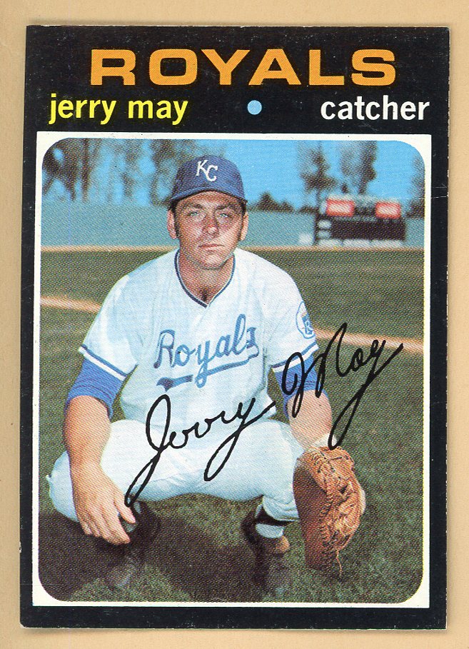 1971 Topps Baseball #719 Jerry May Royals EX-MT 550689