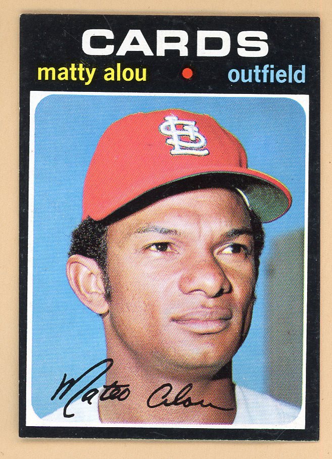 1971 Topps Baseball #720 Matty Alou Cardinals EX-MT 550690