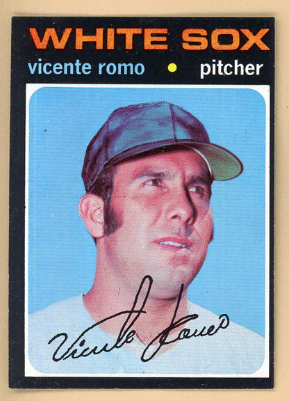 1971 Topps Baseball #723 Vicente Romo White Sox EX-MT 550692