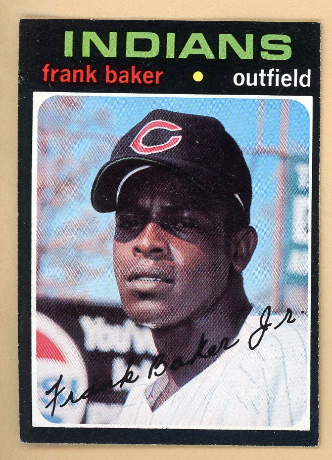 1971 Topps Baseball #689 Frank Baker Indians EX-MT 550695