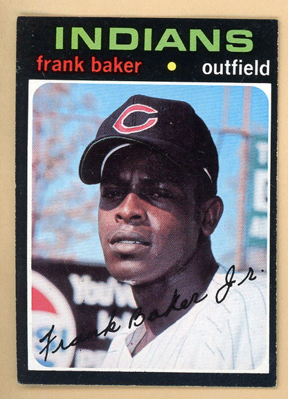 1971 Topps Baseball #689 Frank Baker Indians EX-MT 550695