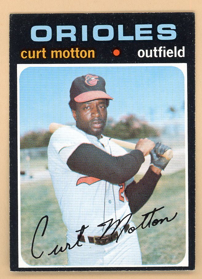 1971 Topps Baseball #684 Curt Motton Orioles EX-MT 550696