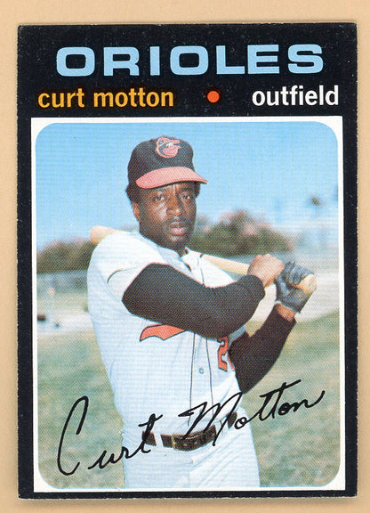 1971 Topps Baseball #684 Curt Motton Orioles EX-MT 550696
