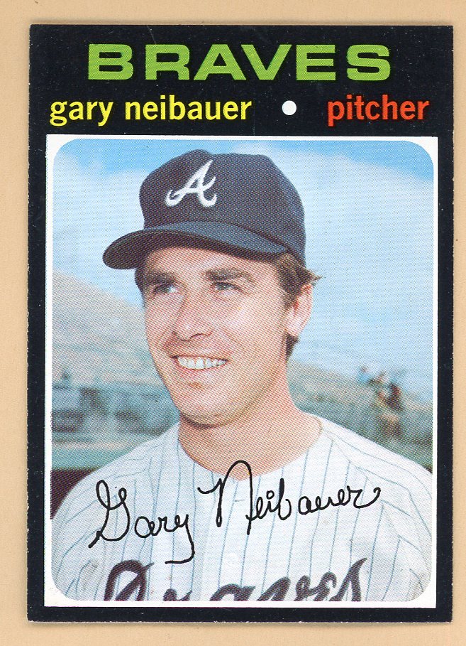 1971 Topps Baseball #668 Gary Neibauer Braves NR-MT 550707