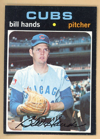 1971 Topps Baseball #670 Bill Hands Cubs NR-MT 550708