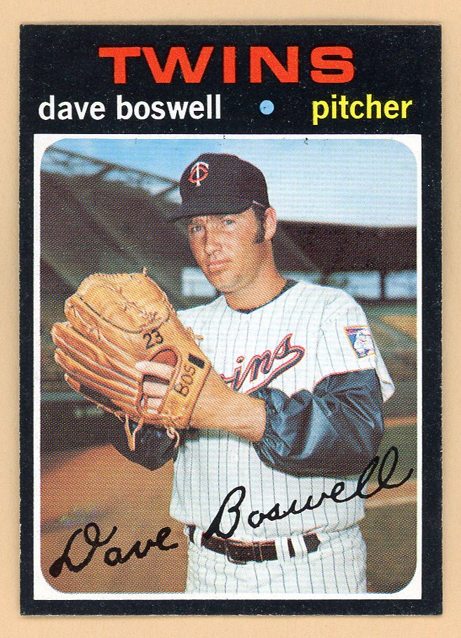 1971 Topps Baseball #675 Dave Boswell Twins NR-MT 550711